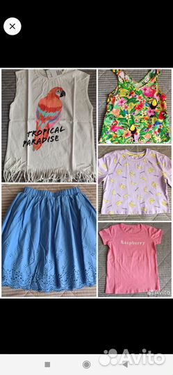 Пакетом вещи для девочуи р146-152