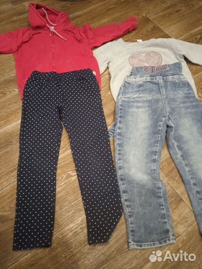 Детские вещи пакетом для девочек 116