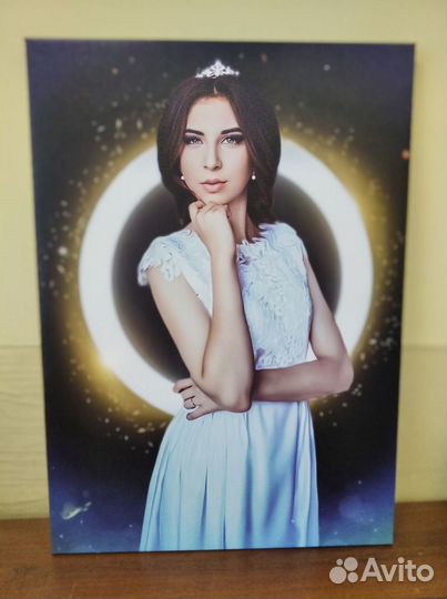 Портрет по фото на холсте в Барнауле