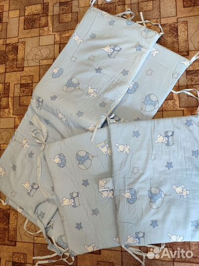 Бортики в детскую кроватку бу