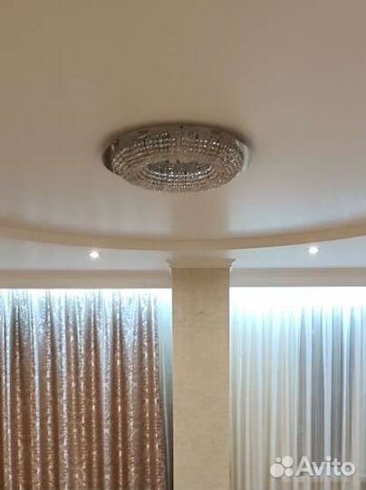 Люстра потолочная бу хрустальная