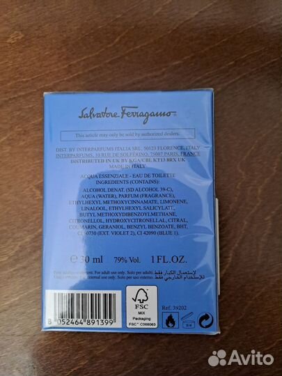 Salvatore ferragamo Acqua Essenziale 30 мл