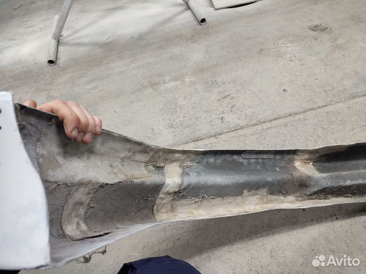 Губа azect передняя Honda Accord 6