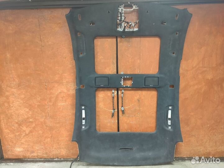 Обшивка потолка Mercedes w221 алькантара