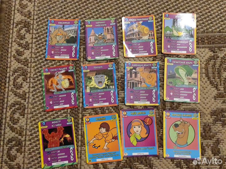 Карточки скуби ду великие тайны мира