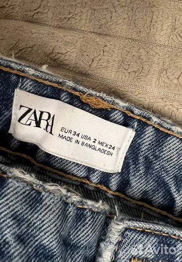 Джинсы женские zara 34 размер