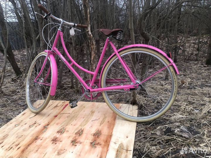 Розовый женский велосипед pashley poppy