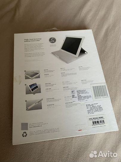 Чехол на iPad 3 кожаный, красный