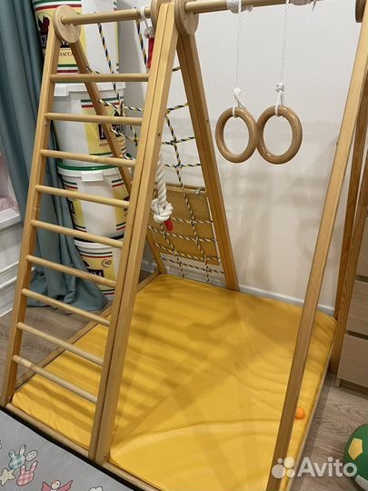 Деревянный складной спортивный комплекс