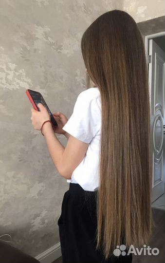 Продаю детский волос(40 см).Красивый цвет