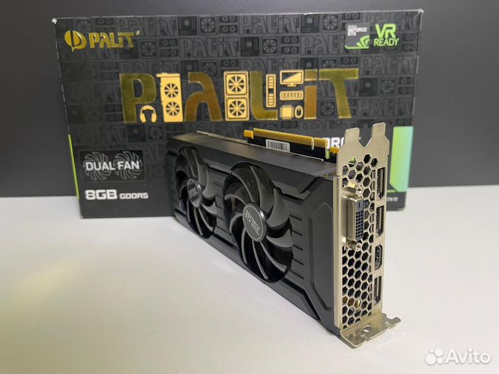 GTX 1070ti Palit 8gb (кулера под замену)