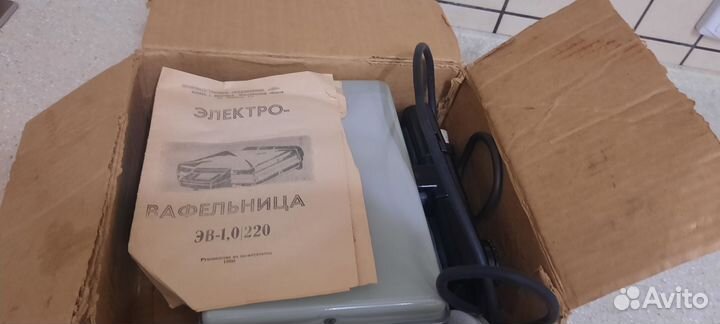 Электровафельница СССР