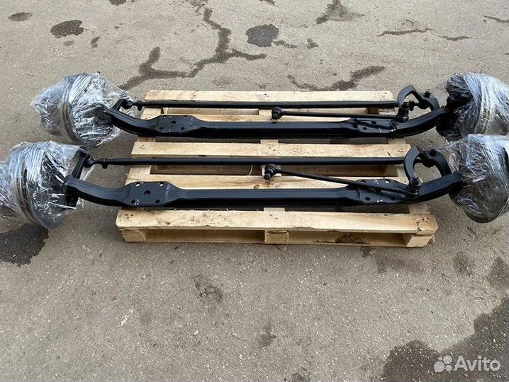 Ось (балка) передняя газ-3302 ГАЗЕЛЬ С тормозами