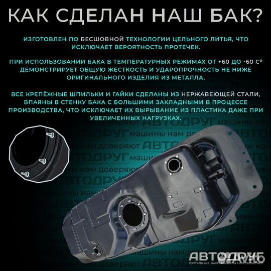 Топливный бак Ssang Yong Kyron 2005-2012 бензин