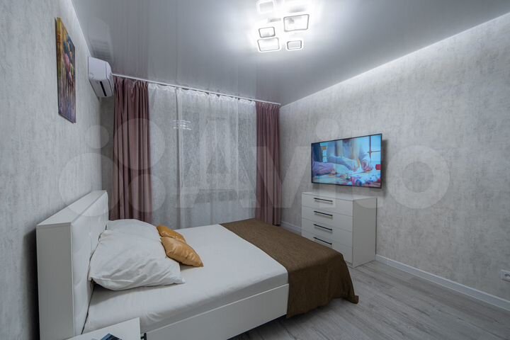 1-к. квартира, 45 м², 2 кровати