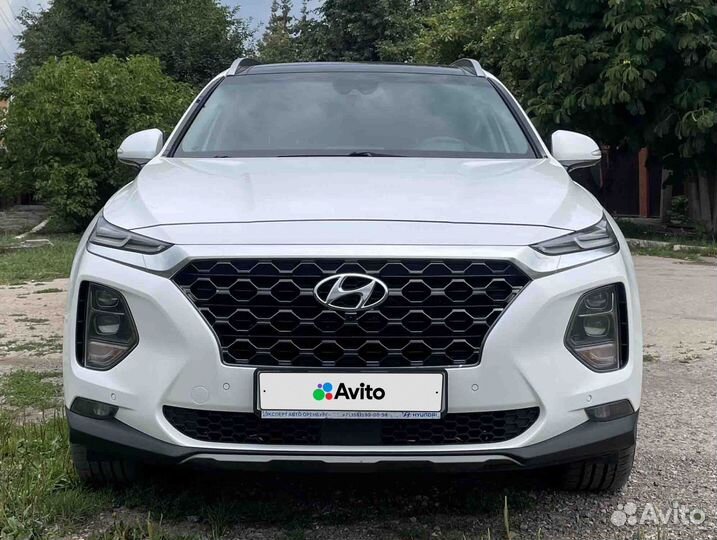 Hyundai Santa Fe 2.2 AT, 2019, 202 000 км