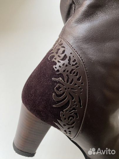 Сапоги женские натуральная кожа деми 36 размер