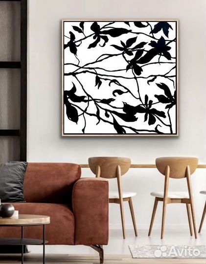 Интерьерная картина маслом на холсте большая