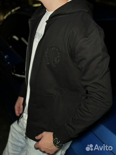 Кофта chrome hearts зипка