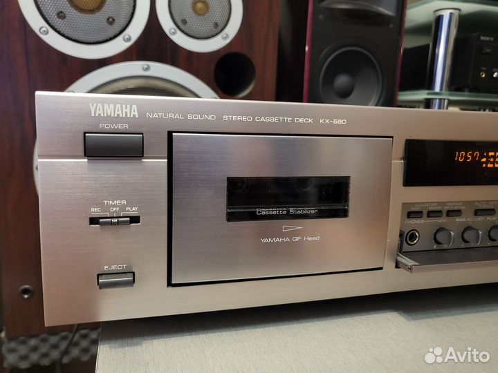 Yamaha KX-580 кассетная дека в идеале Japan