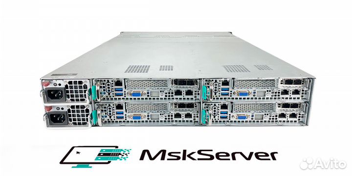 Сервер asus RS720Q-E8-RS12 8xCPU 4* 2x E5-2637v4 6