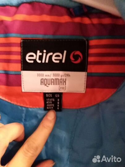 Зимний лыжный костюм для девочки
