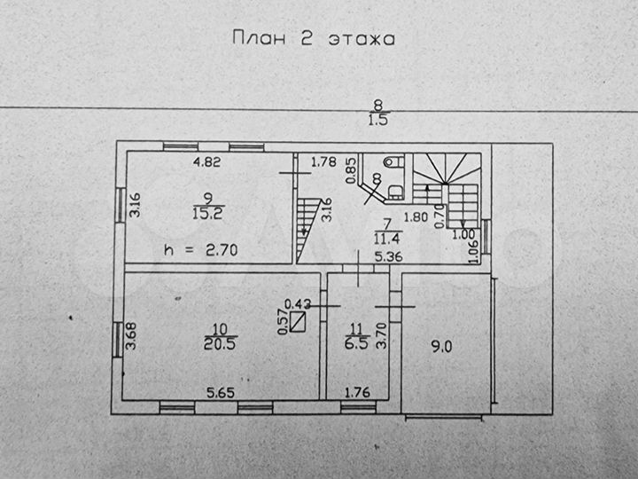 Дом 140 м² на участке 15,7 сот.