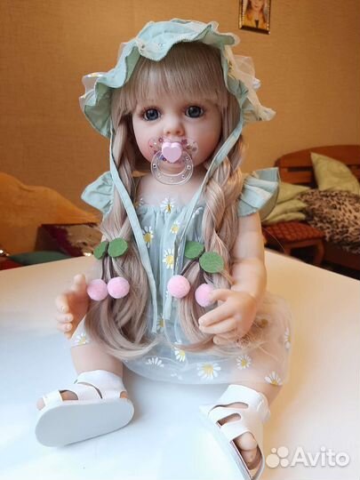 Кукла реборн силиконовая 55см