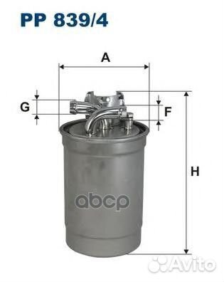 Фильтр топливный pp8394 Filtron