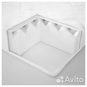 Кровать с реечным дном гулливер + матрас (IKEA)