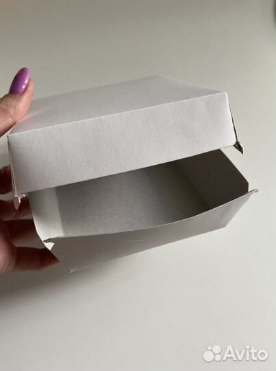 Коробка для бургера или бенто-торта