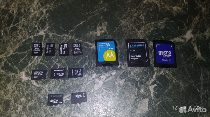 Карта памяти micro sd 1 Gb, 2 Gb,4 Gb