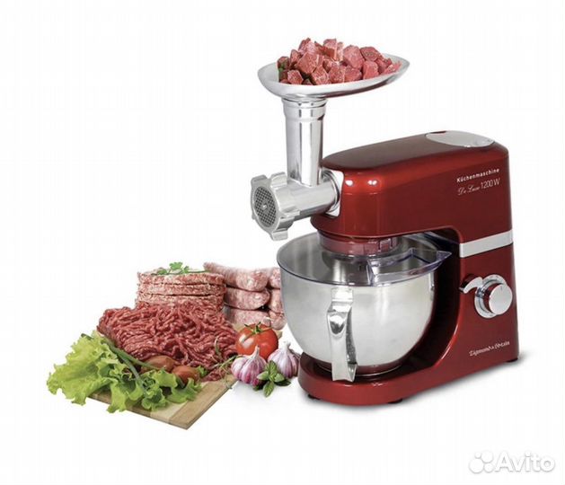 Кухонный комбайн 3в1 миксер блендер мясорубка