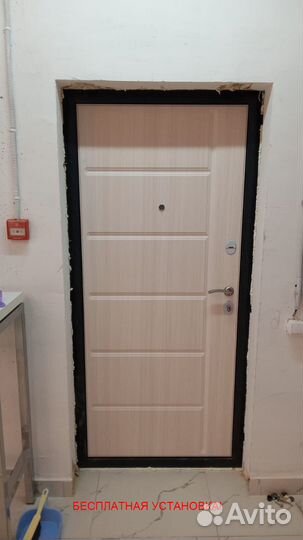 Входная дверь в квартиру с установкой