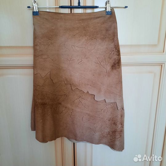 Юбка из натуральной кожи