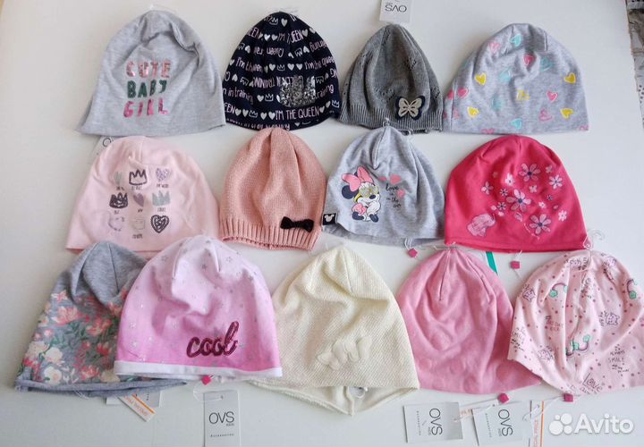 Шапки Ovs Италия на девочек