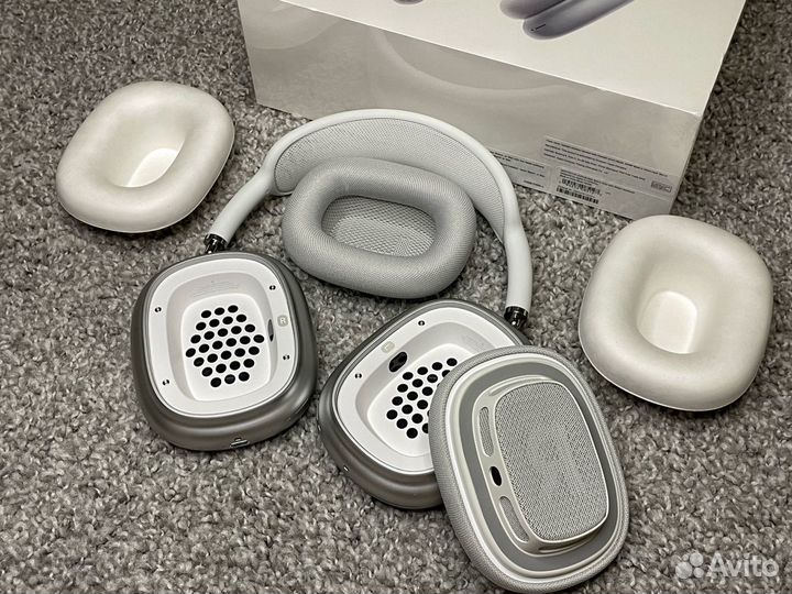 Apple AirPods Max Silver / Лучшая версия 1:1