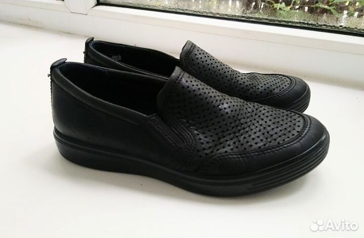 Туфли слипоны ecco 37 оригинальные