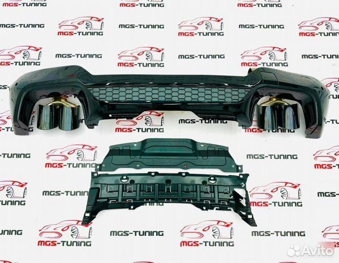 Диффузор + насадки стиль X3M рест BMW X3 G01