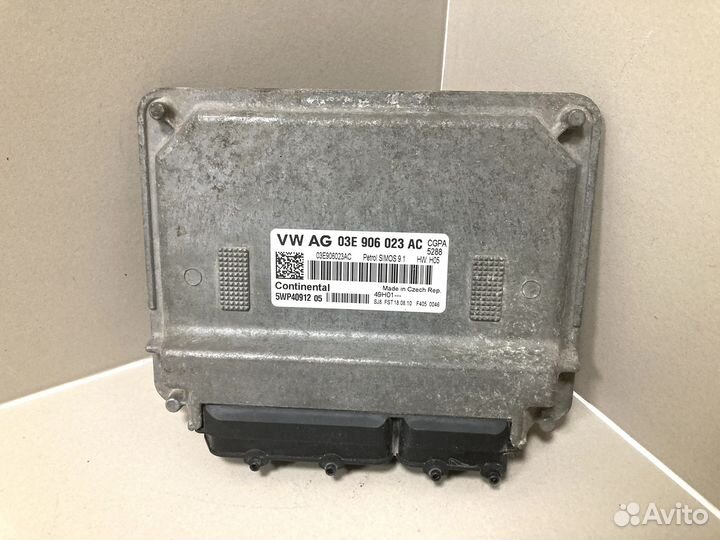 Блок управления двс Skoda Fabia 1,2 cgpa МКПП