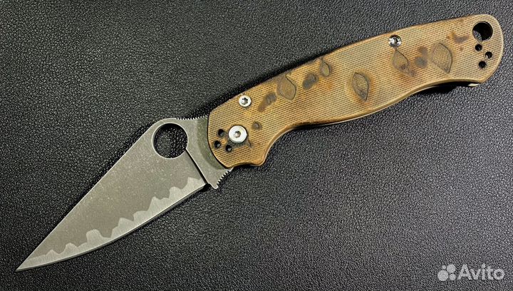 Нож складной Spyderco Paramilitary 2 apocalyptic