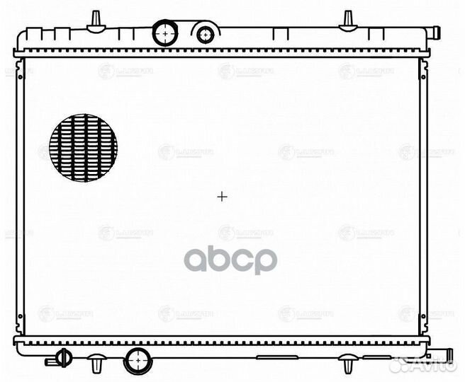LRC 20F4 радиатор системы охлаждения Citroen C