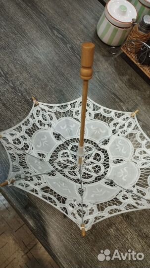 Зонт трость. Свадебный декор