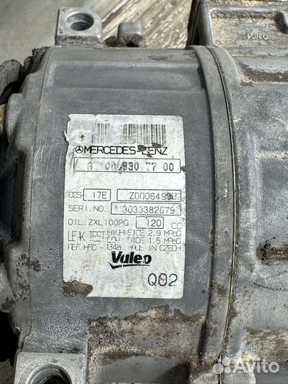 Компрессор кондиционера mercedes C- класс