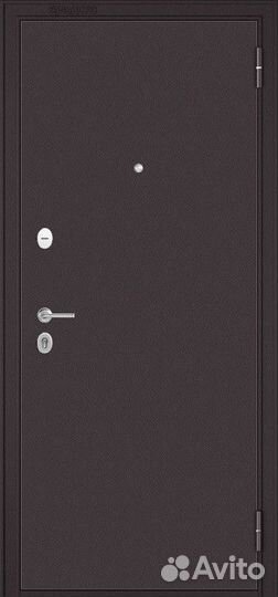 Железная дверь с зеркалом