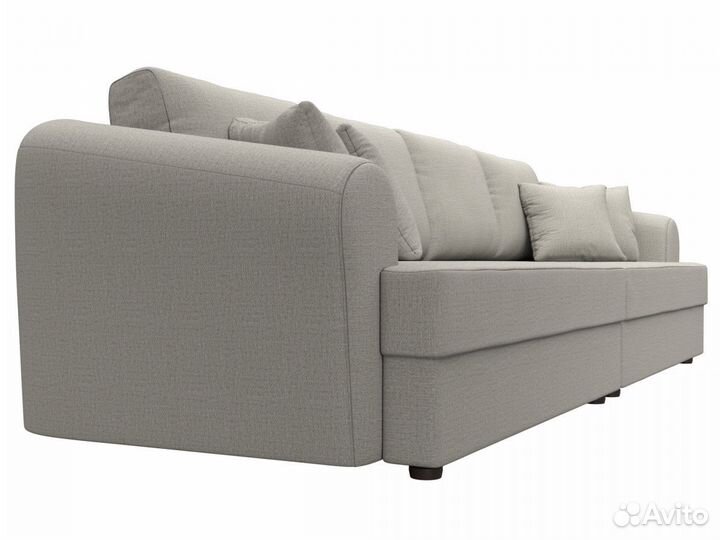 Диван прямой Милтон, рогожка, амур бежевый. Москва