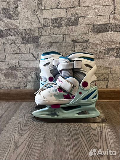 Коньки детские раздвижные 26 31