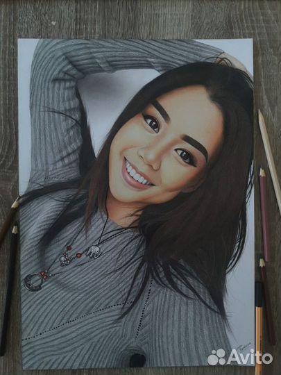 Портрет на холсте по фото в Липином Бору