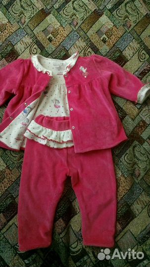 Костюм теплый, размер 74