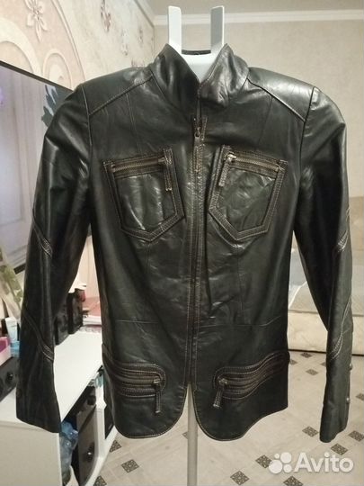 Куртка кожаная женская